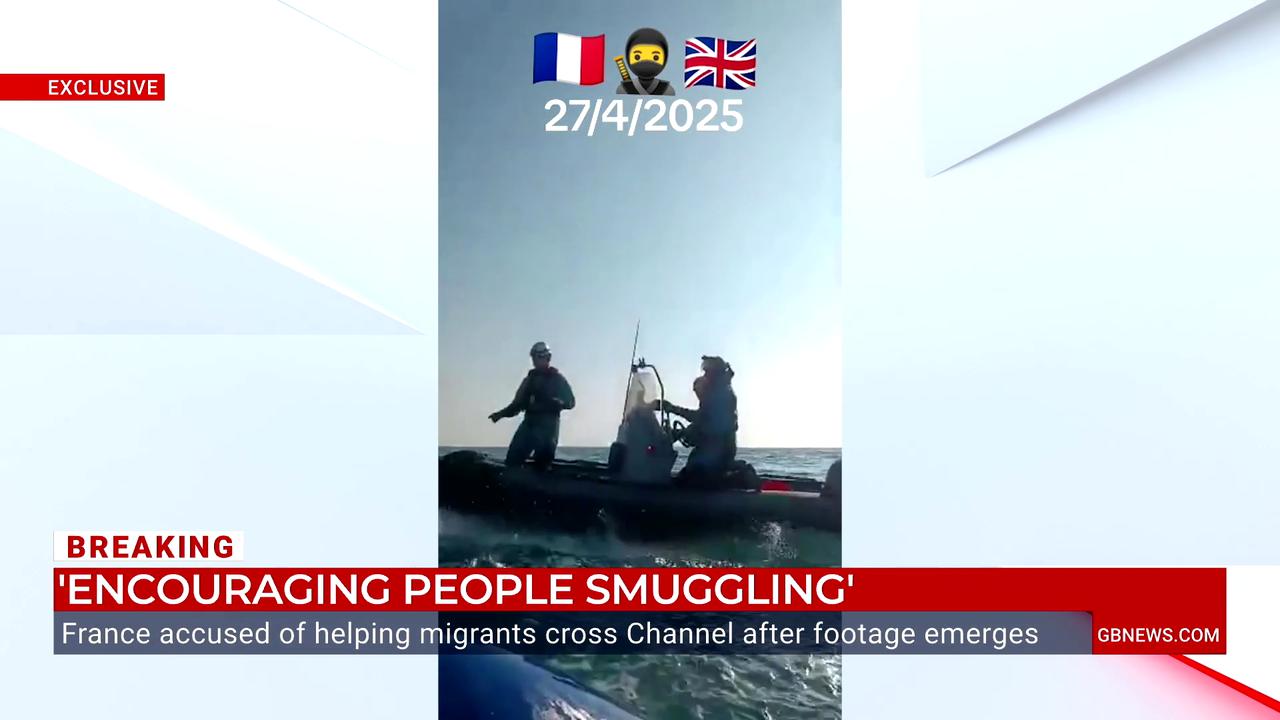 Video thumbnail for WATCH: Chris Philp congratulates GB News for uncovering 'shock' footage of migrants being given life jackets