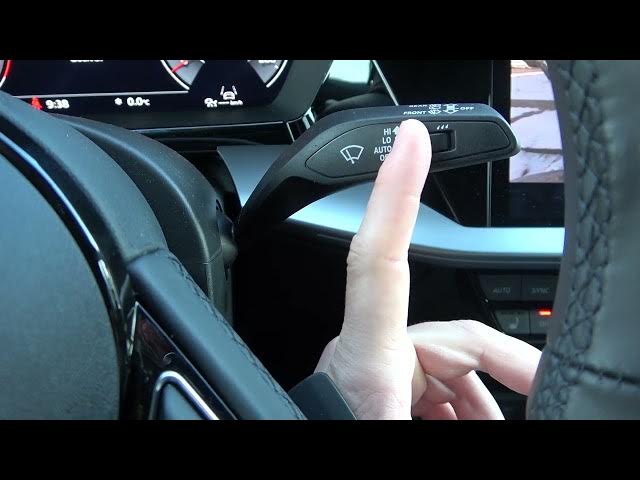 Video thumbnail for How to Enable or Disable Front Sprinklers in Audi A3 8Y (2020 - ...) -  Use Front Sprinklers