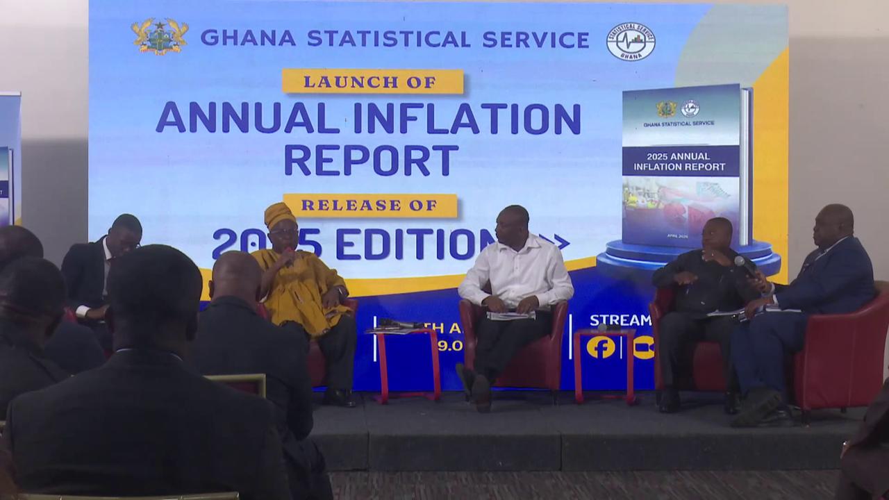 Video thumbnail for Ghana: Annual inflation drops to 14.6 percent in Accra.