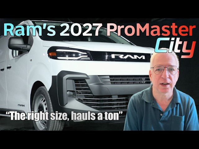 Video thumbnail for Ram ProMaster City for 2027! The little van that tows a ton!