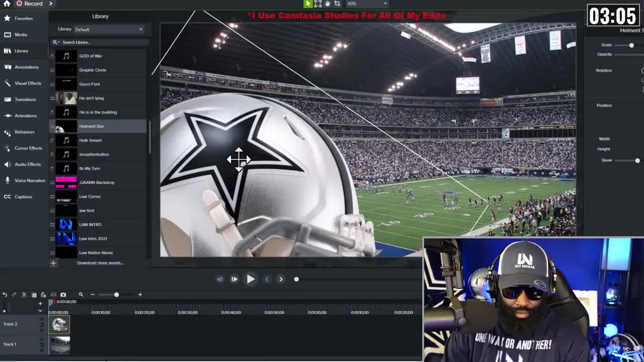 Video thumbnail for Law Nation Sports Use Camtasia Studios For All Thumbnails #FreeGame