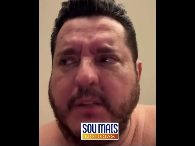 Video thumbnail for Marrone, dupla com Bruno, cai do palco, bate a cabeça e show é encerrado em Goiânia