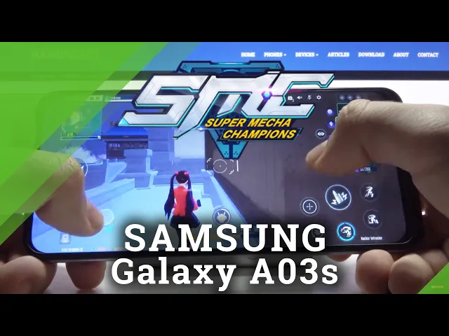 Video thumbnail for Super Mecha Champions Gameplay on SAMSUNG Galaxy A03s – Check Out Performance Test