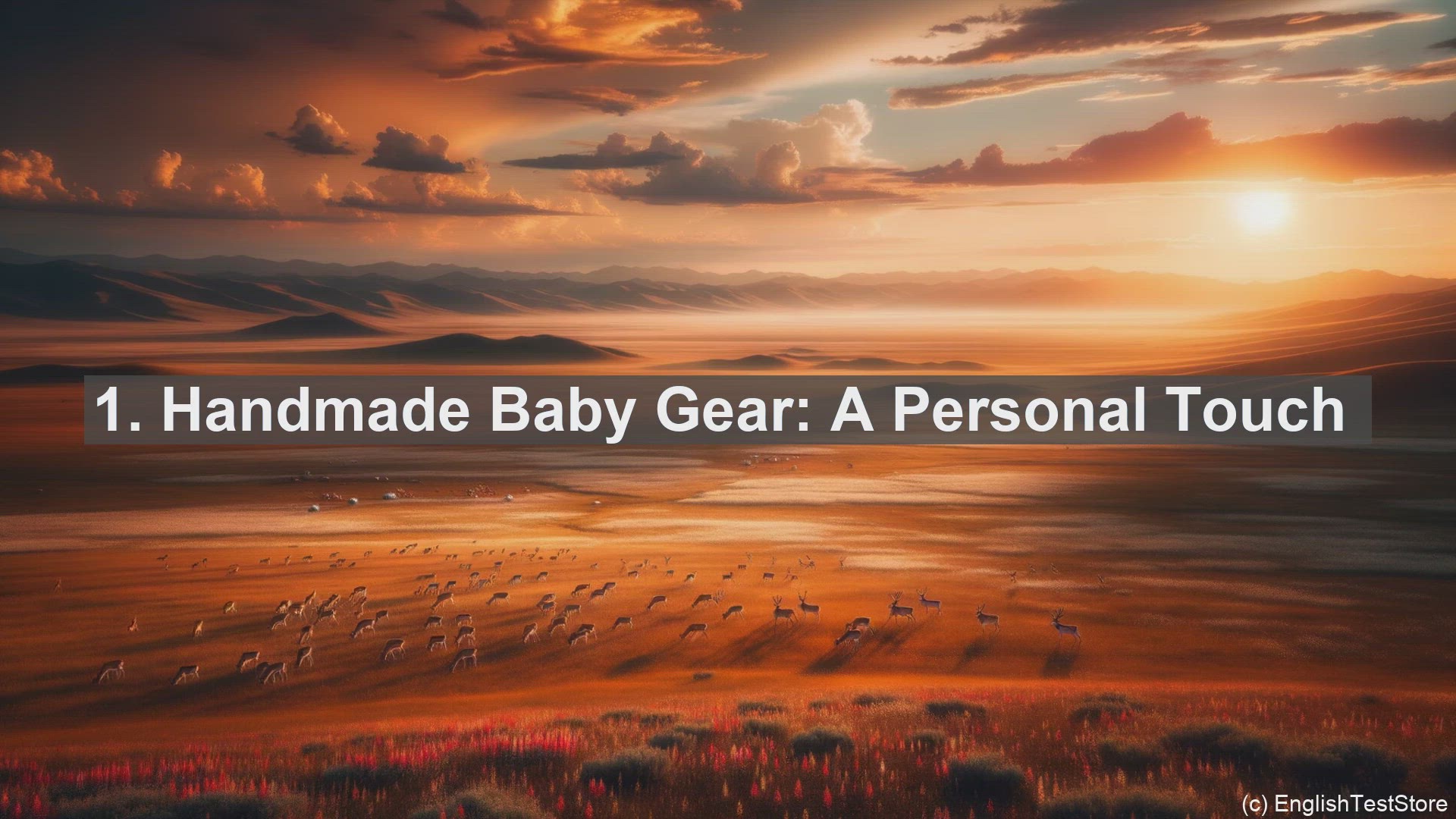 'Video thumbnail for Top 10 Sentences for Understanding Handmade Sustainable Baby Gear'