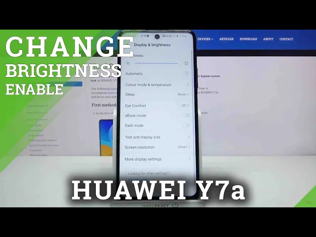 Video thumbnail for How to Activate Auto Brightness on HUAWEI Y7A – Turn On Auto Brightness