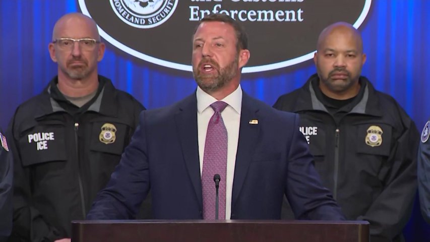 Video thumbnail for DHS says Gov. Hochul offered help with future ICE operations in wake of ICE shooting in the Bronx