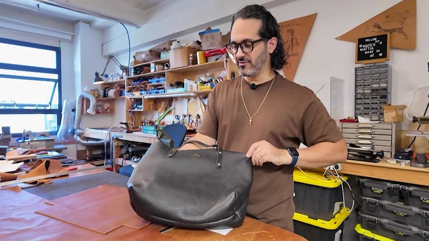 Video thumbnail for Made in the Hudson Valley: Old world leather craftmanship meets modern design