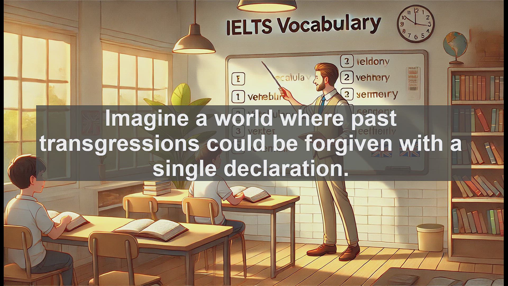 'Video thumbnail for 2000 Must Know IELTS 9.0 Vocabulary - Amnesty: Meaning and Usage for IELTS Success'