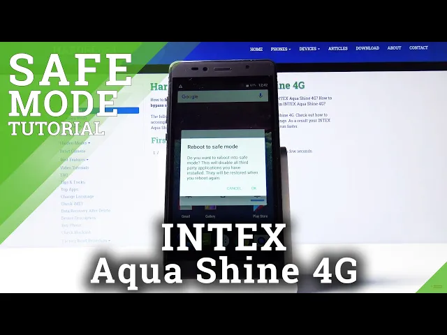 Video thumbnail for How to Enter Safe Mode in INTEX Aqua Shine 4G – Enter and Quit Safe Mode