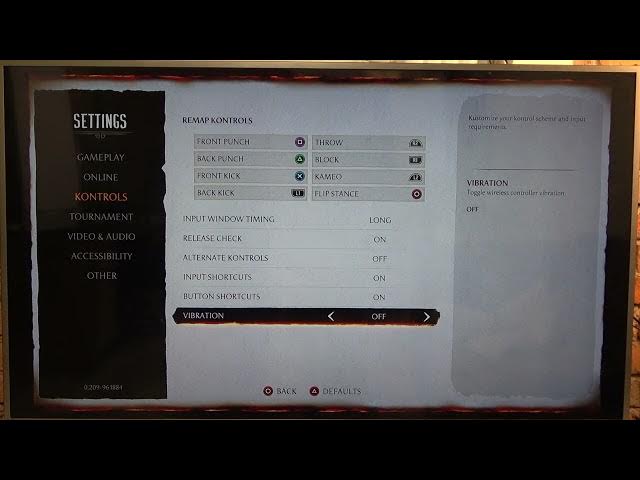 Video thumbnail for How To Enable & Disable Controller Vibrations In Mortal Kombat 1
