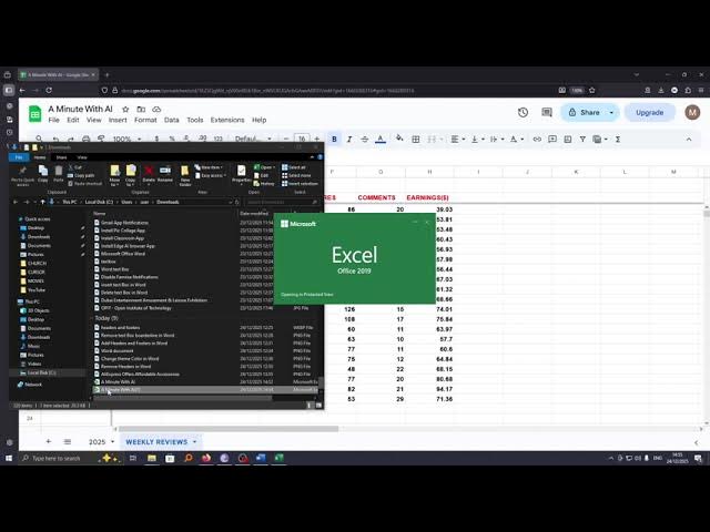 Video thumbnail for How To Download Google Spreadsheet As Excel On Computer