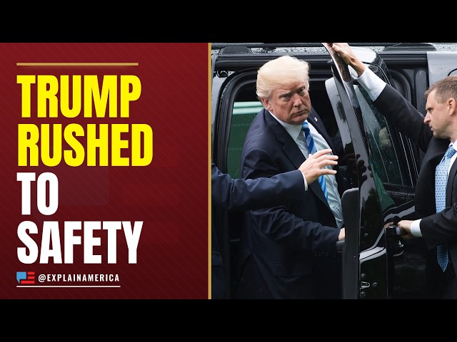 Video thumbnail for BREAKING: Trump Rushed To Safety - FBI Swoops In