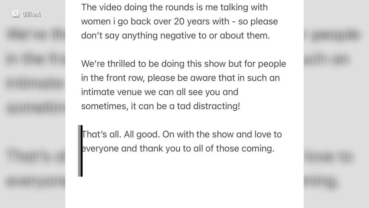Video thumbnail for Gillian Anderson explains viral interaction with longtime fans over 'distracting' theatre behaviour.