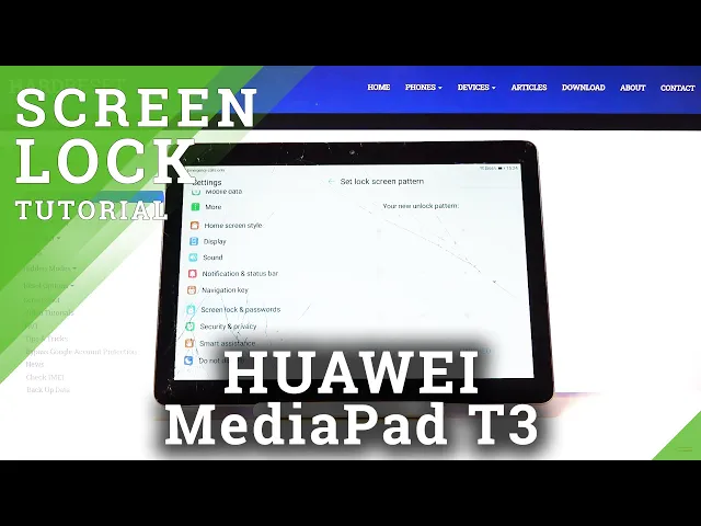 Video thumbnail for How to Change Lock Method on HUAWEI MediaPad T3 – Screen Lock Settings