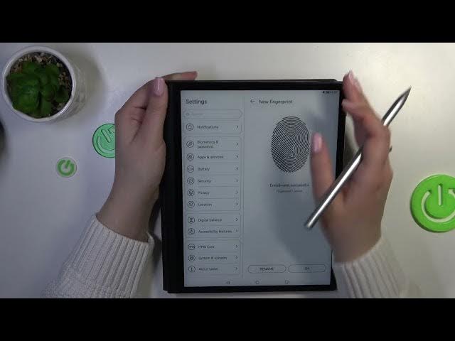 Video thumbnail for How to Add Fingerprint on Huawei Matepad Paper - Fingerprint Set Up