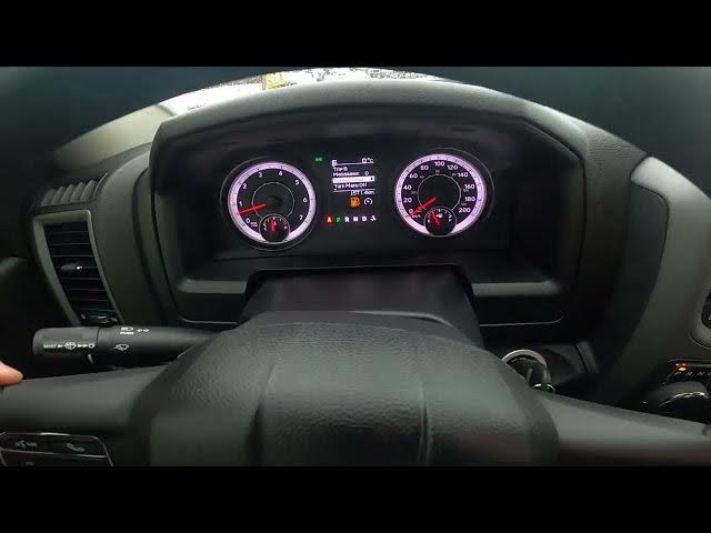 Video thumbnail for How to Turn Speedometer Display Off in Dodge Ram 1500 II ( 2019 - now )