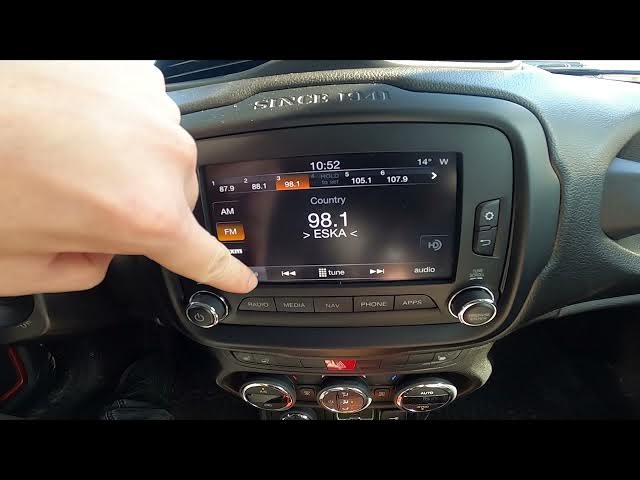 Video thumbnail for How to Manage Radio Presets in Jeep Renegade ( 2014 - now ) | Select Radio Presets