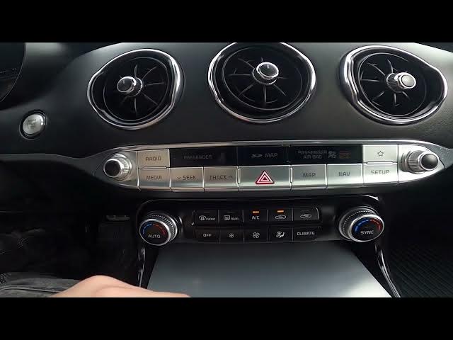 Video thumbnail for How to Enable or Disable Front Windshield Blowing in Kia Stinger ( 2017 – now )