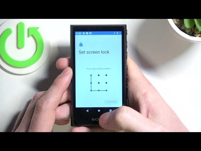 Video thumbnail for Sony NW 100A - How To Setup Screen lock