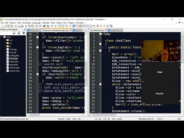 Video thumbnail for duetproductions build a chatroom in php 12/9/22