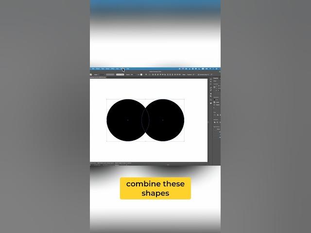 Video thumbnail for Master Adobe Illustrator: Combine Shapes Like a Pro! #shorts