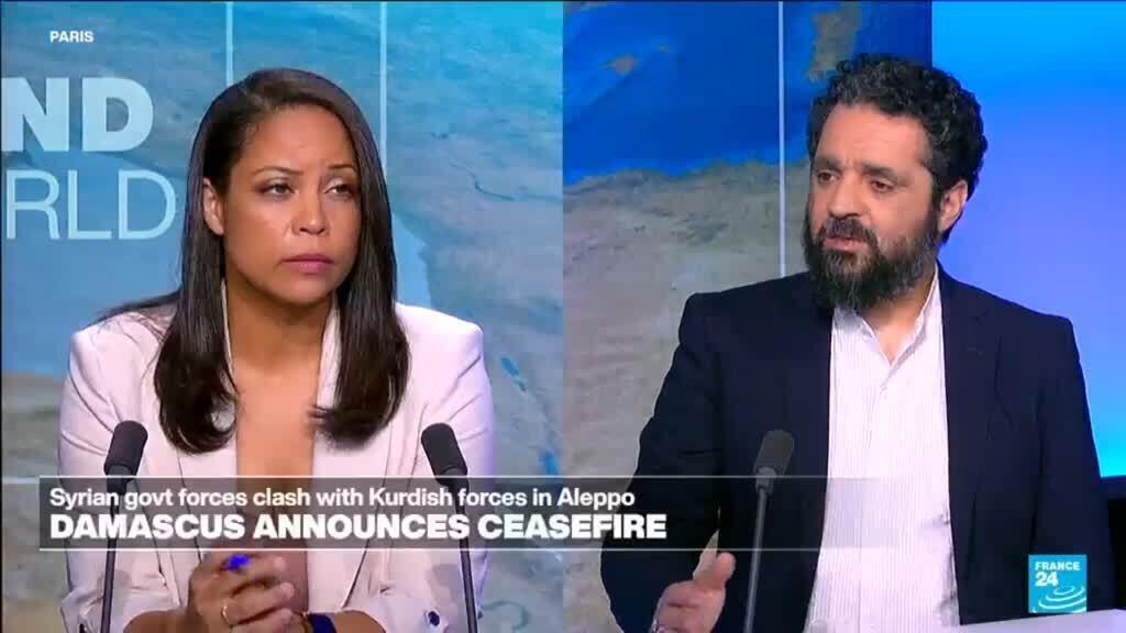 Video thumbnail for Syria : After clashes in Aleppo, a US sustained push on talks with the Kurdish led SDF