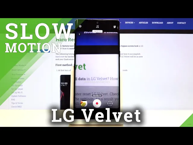 Video thumbnail for How to Record Slow Motion Video in LG VELVET – Camera Slow Motion Feature
