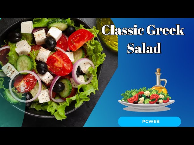 'Video thumbnail for Classic Greek Salad Recipe for a Taste of Greece'