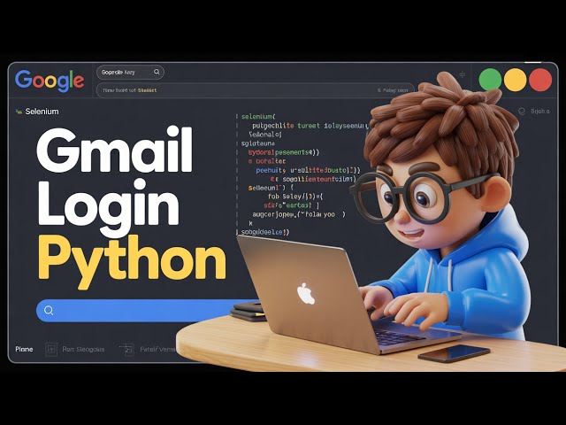 Video thumbnail for Gmail Login | Google Login Using Python Selenium | Google | Gmail Signin Using Python Selenium
