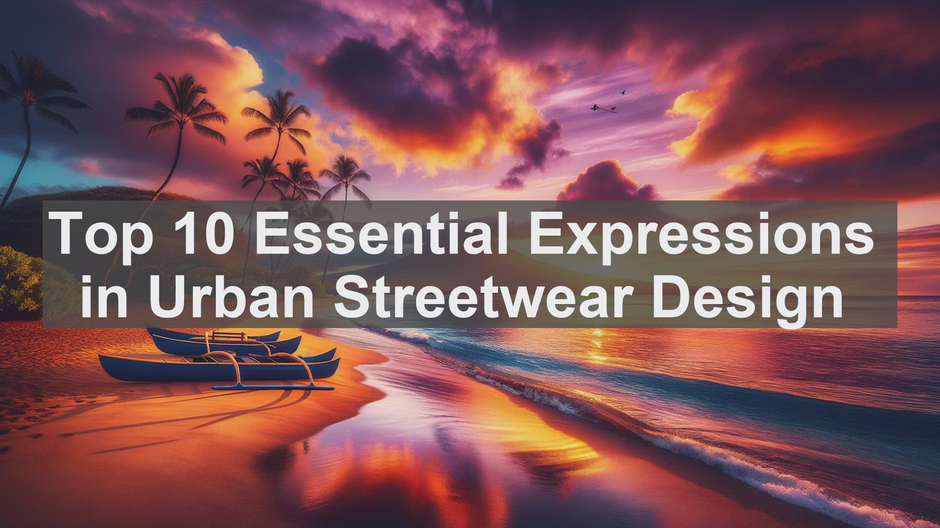 'Video thumbnail for Top 10 Essential Expressions in Urban Streetwear Design'