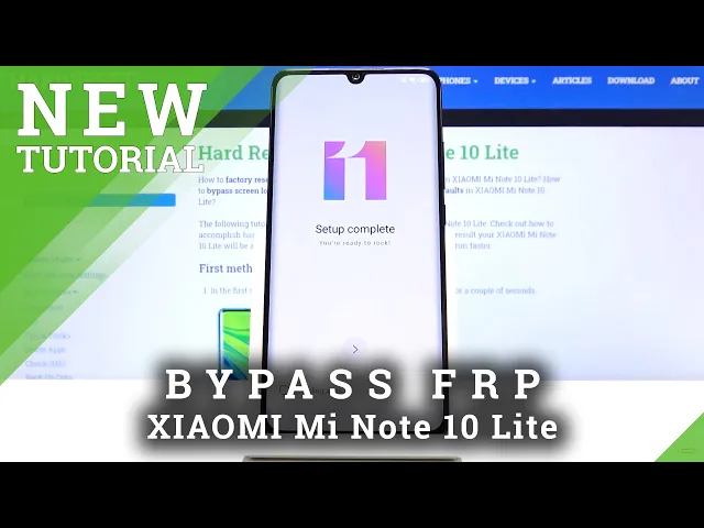 Video thumbnail for How to Skip Google Verification in Xiaomi Mi Note 10 Lite - Bypass FRP