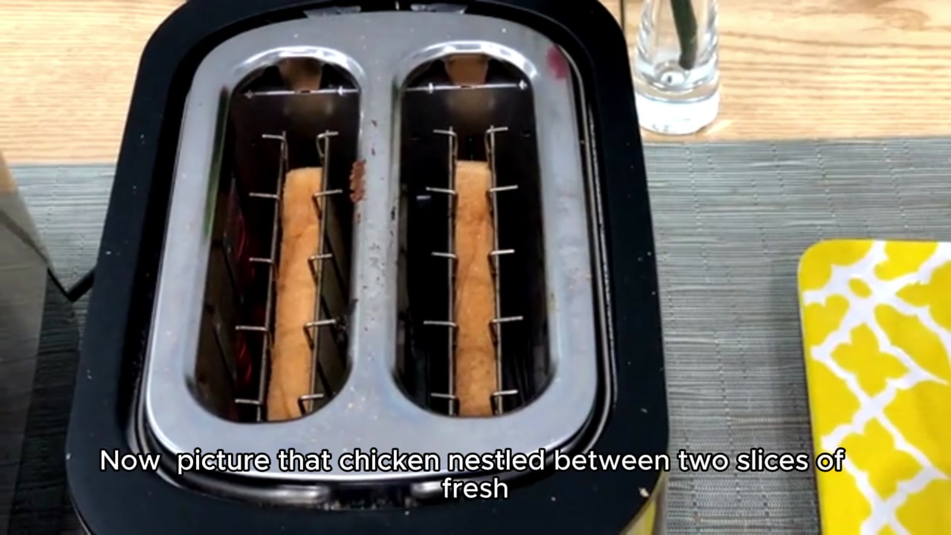 Video thumbnail for Fried Chicken Caesar Sandwich