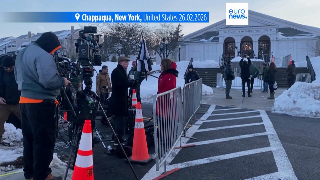 Video thumbnail for Hillary Clinton tells panel she had no knowledge of Epstein crimes and calls on Trump to testify