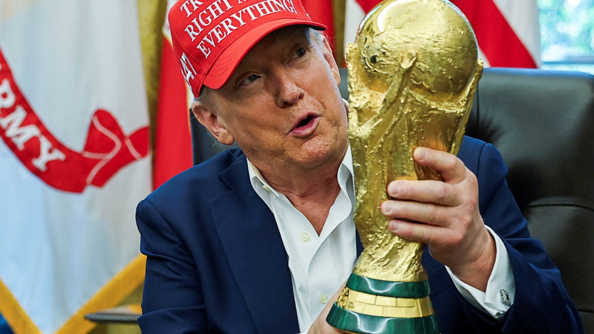 Video thumbnail for Political football: Washington DC to host FIFA World Cup draw