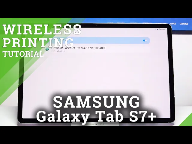 Video thumbnail for How to Connect Printer in Samsung Galaxy Tab S7+?