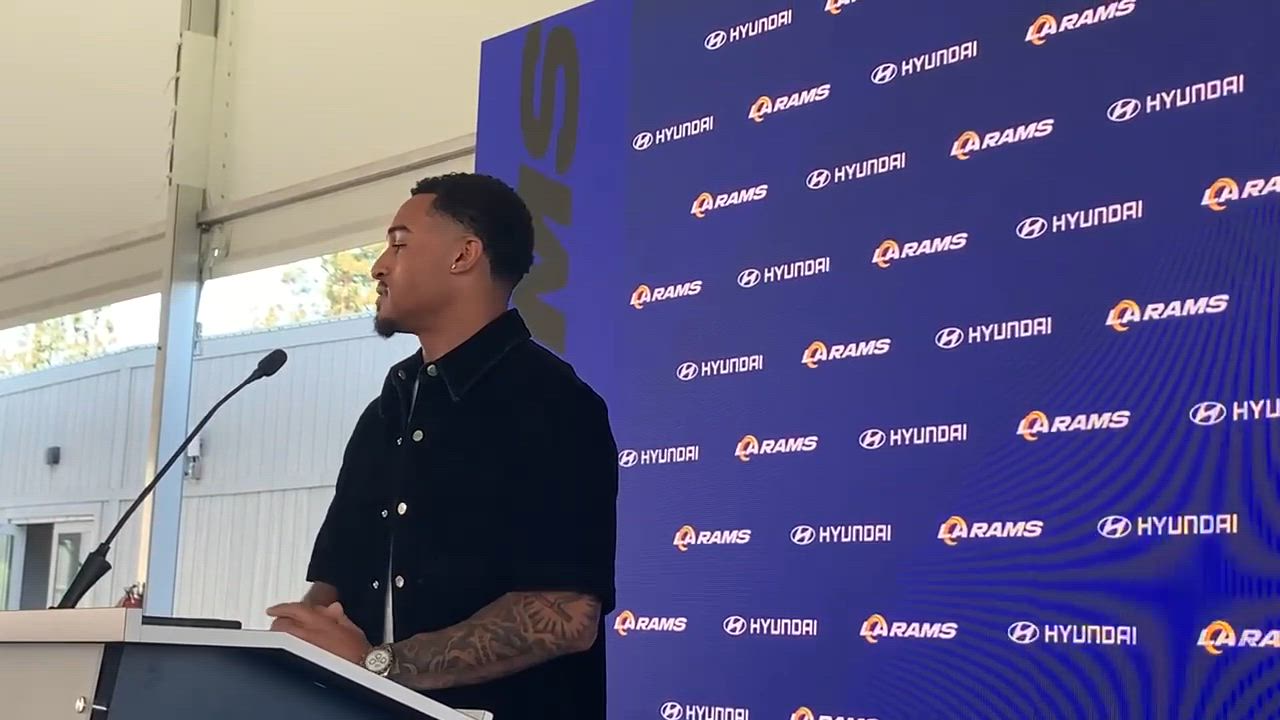 Video thumbnail for Los Angeles Rams DB Trent McDuffie on McVay Call, NFC Championship, Jimmy Lake