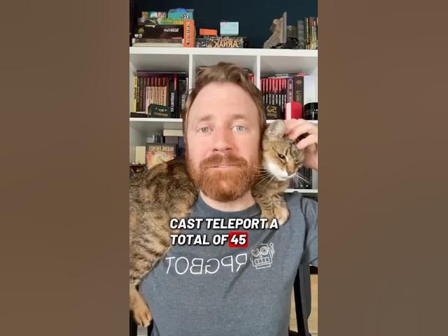 Video thumbnail for Level 20 DnD artificer can cast Teleport a total of 45 times per day