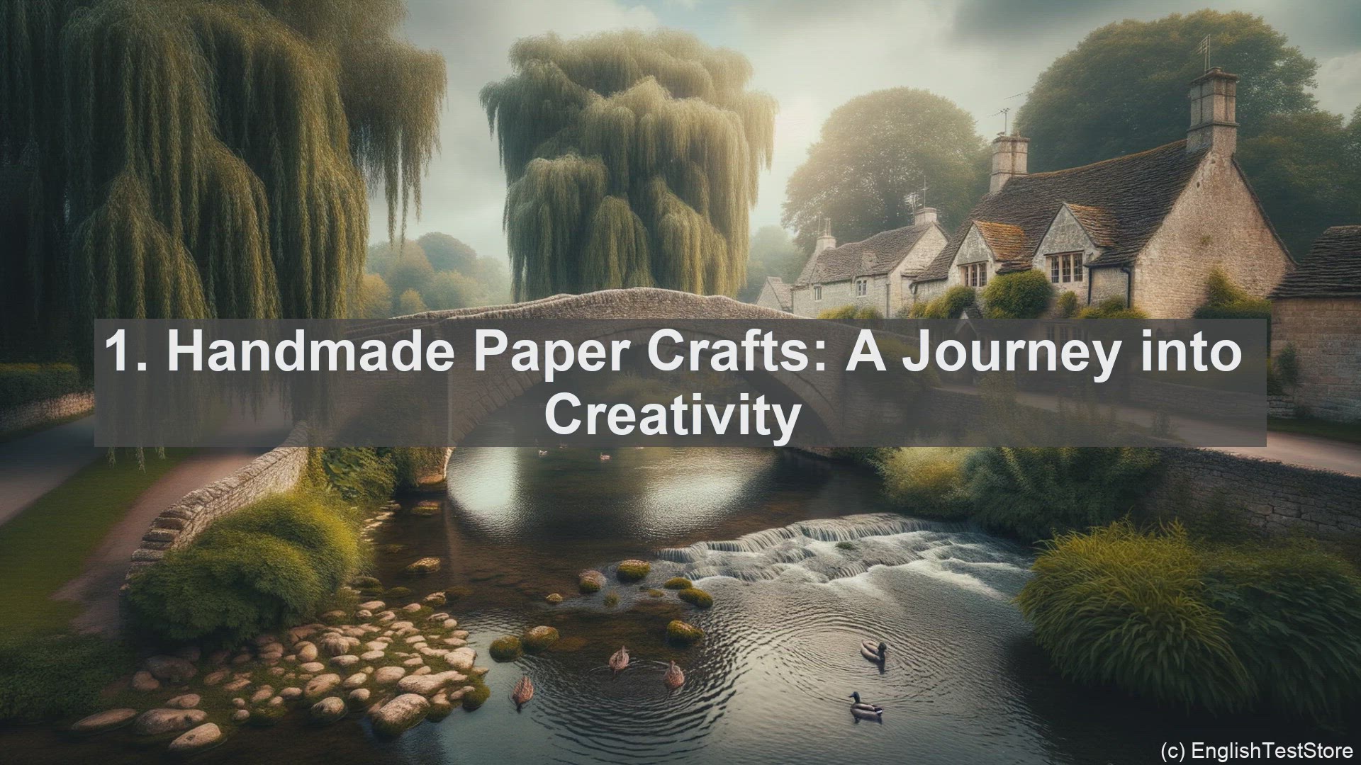 'Video thumbnail for Top 10 Sentences for Understanding Handmade Paper Crafts'