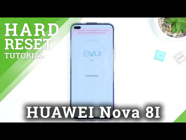 Video thumbnail for How to Hard Reset HUAWEI Nova 8i - Bypass Screen Lock / Wipe Data by Recovery Mode
