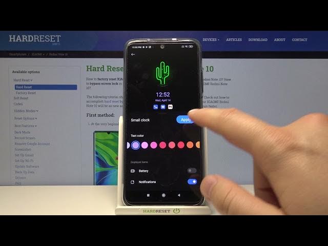 Video thumbnail for How to Customize Always On Display on XIAOMI Redmi Note 10 – Set Up AOD