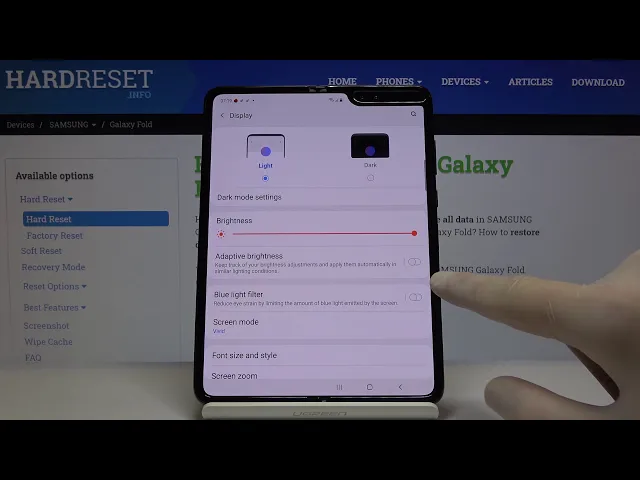 Video thumbnail for How to Set Auto Brightness in SAMSUNG Galaxy Fold – Set Adjustive Screen