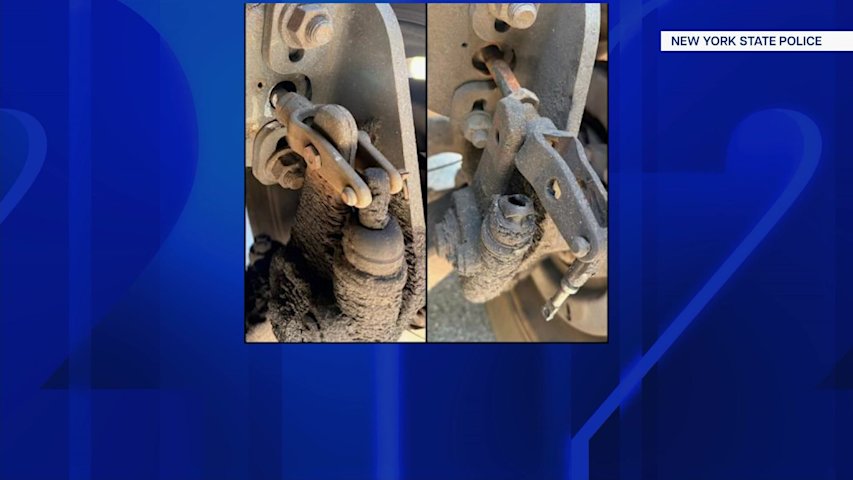 Video thumbnail for Box truck with brake defects slams into vehicle in Chappaqua