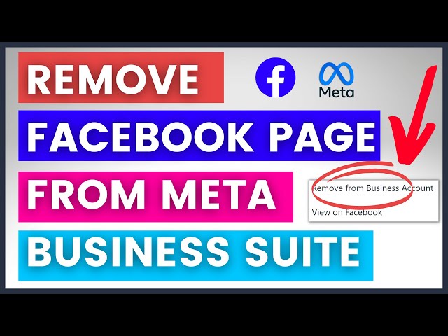 Video thumbnail for How To Remove Facebook Page From Meta Business Suite? [in 2025]