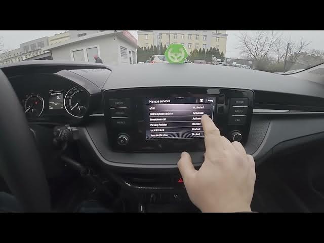 Video thumbnail for SKODA Fabia IV (2021 - now) – How to Check & Manage Activated Services