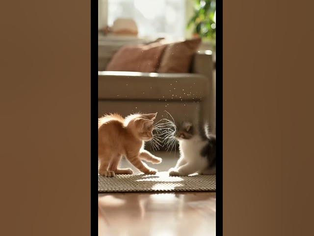 Video thumbnail for 😺 Cute Kittens Play-Fighting – Adorable Furry Chaos! 😺 #cuteanimals #adorablevideos #adorablemoments