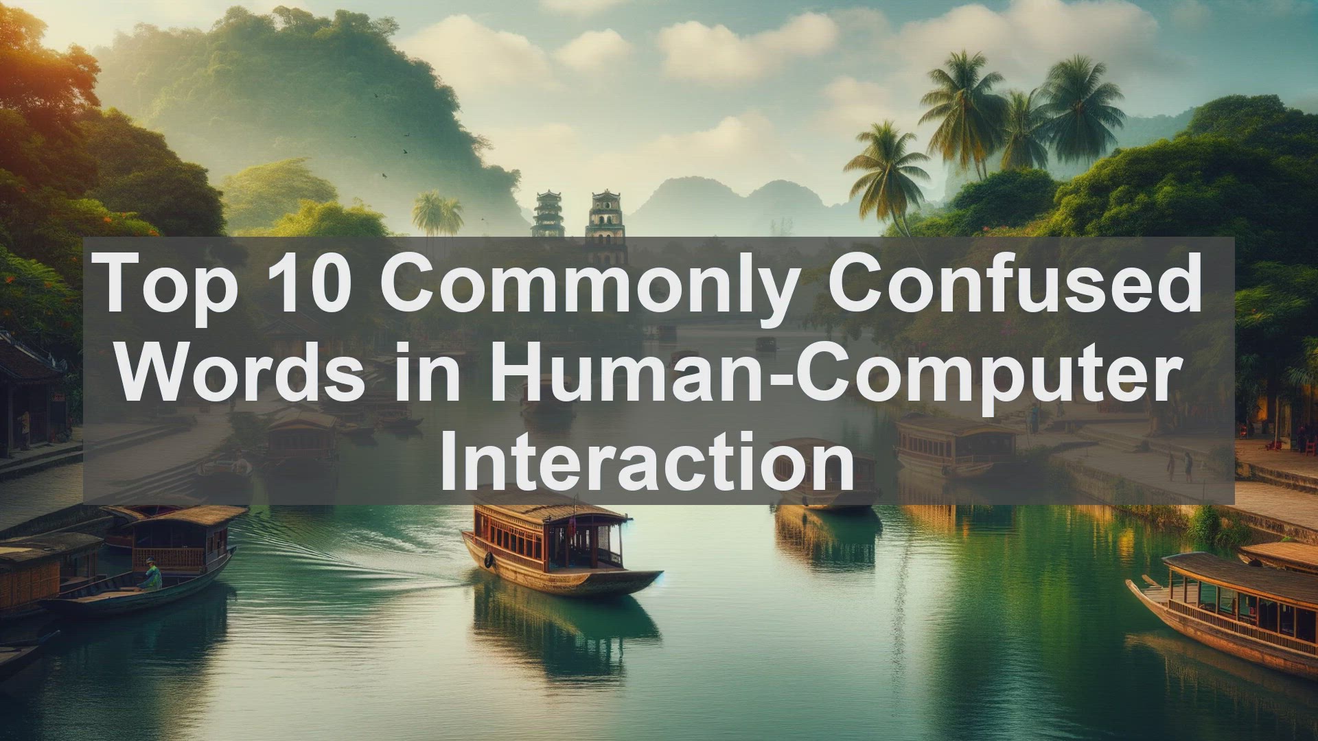 'Video thumbnail for Top 10 Commonly Confused Words in HumanComputer Interaction'