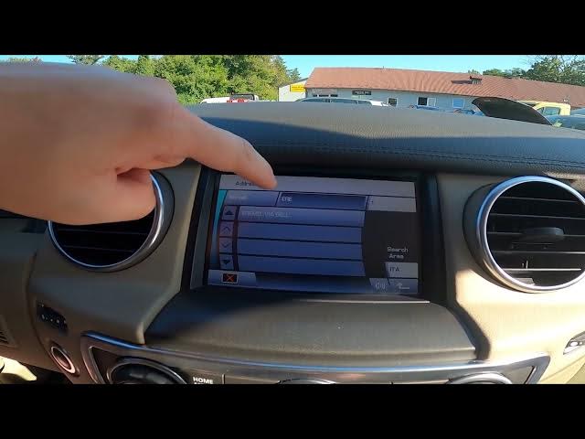 Video thumbnail for How to Set Destination in Map in Land Rover Discovery IV ( 2010 – 2016 ) - Start Route in Navigation