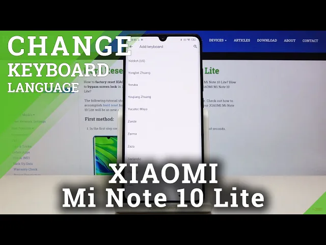 Video thumbnail for How to Change Keyboard Language in XIAOMI Mi Note 10 Lite – Keyboard Settings