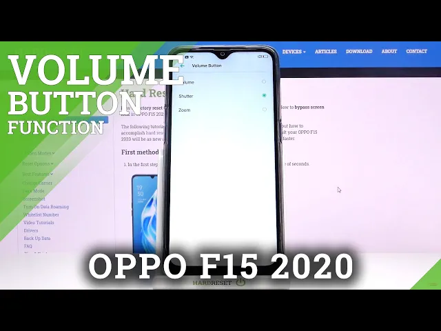 Video thumbnail for How to Manage Volume Buttons Function in Camera in OPPO F15 2020 – Find Volume Buttons Function