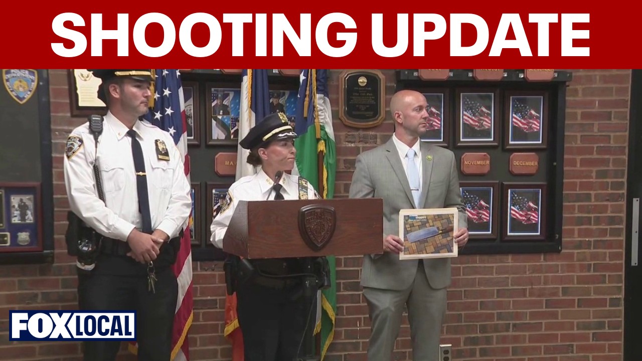Video thumbnail for NYPD gives update on Lower East Side apartment building shooting